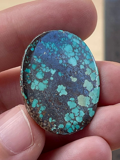 A Magnificent Large Spiderweb Natural Persian Turquoise Stones – Neishabour Mine, Iran, Not-stabilized (#N65)