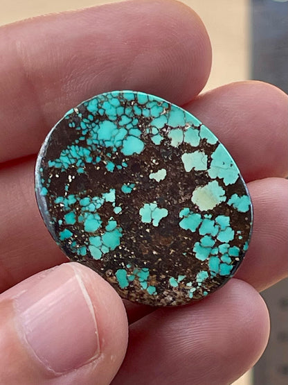 A Magnificent Large Spiderweb Natural Persian Turquoise Stones – Neishabour Mine, Iran, Not-stabilized (#N65)