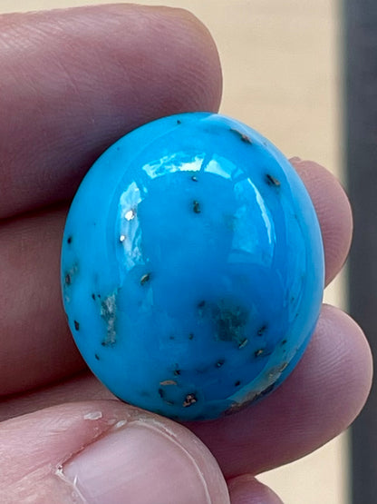 ✨ A Stunning Iranian Turquoise Cabochons – With Golden Pyrite Kerman Mine - Iran ✨ (#K49)