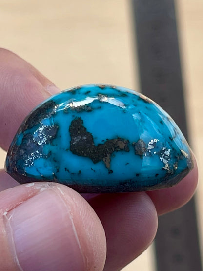 ✨ A Stunning Iranian Turquoise UnusuaL Cabochons – With Golden Pyrite Kerman Mine - Iran ✨ (#K53)