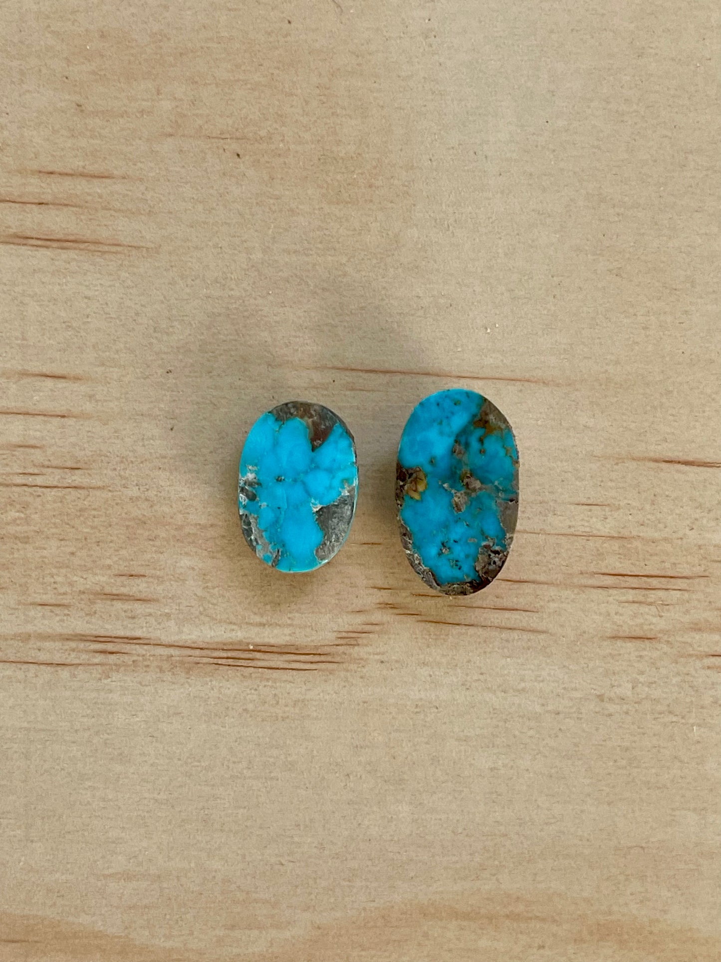 Two Lovely Natural Persian Turquoise From Neishabour Mine, Iran. #N6