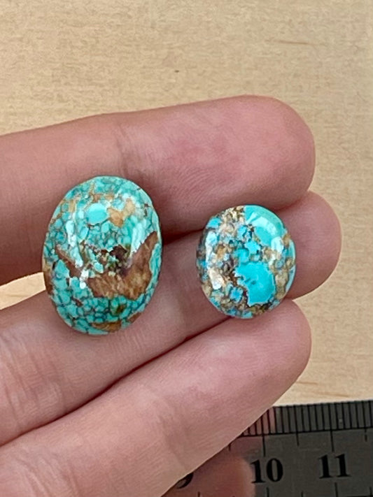 Two Amazing Natural Persian Turquoise From Neishabour Mine, Iran. #N11