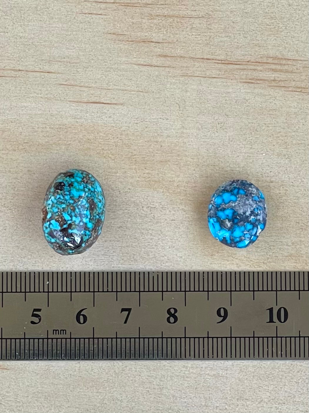 2 Absolutely Magnificent Persian Turquoise Loose Stones – Neishabour Mine, Natural, Not-stabilized (#N30)