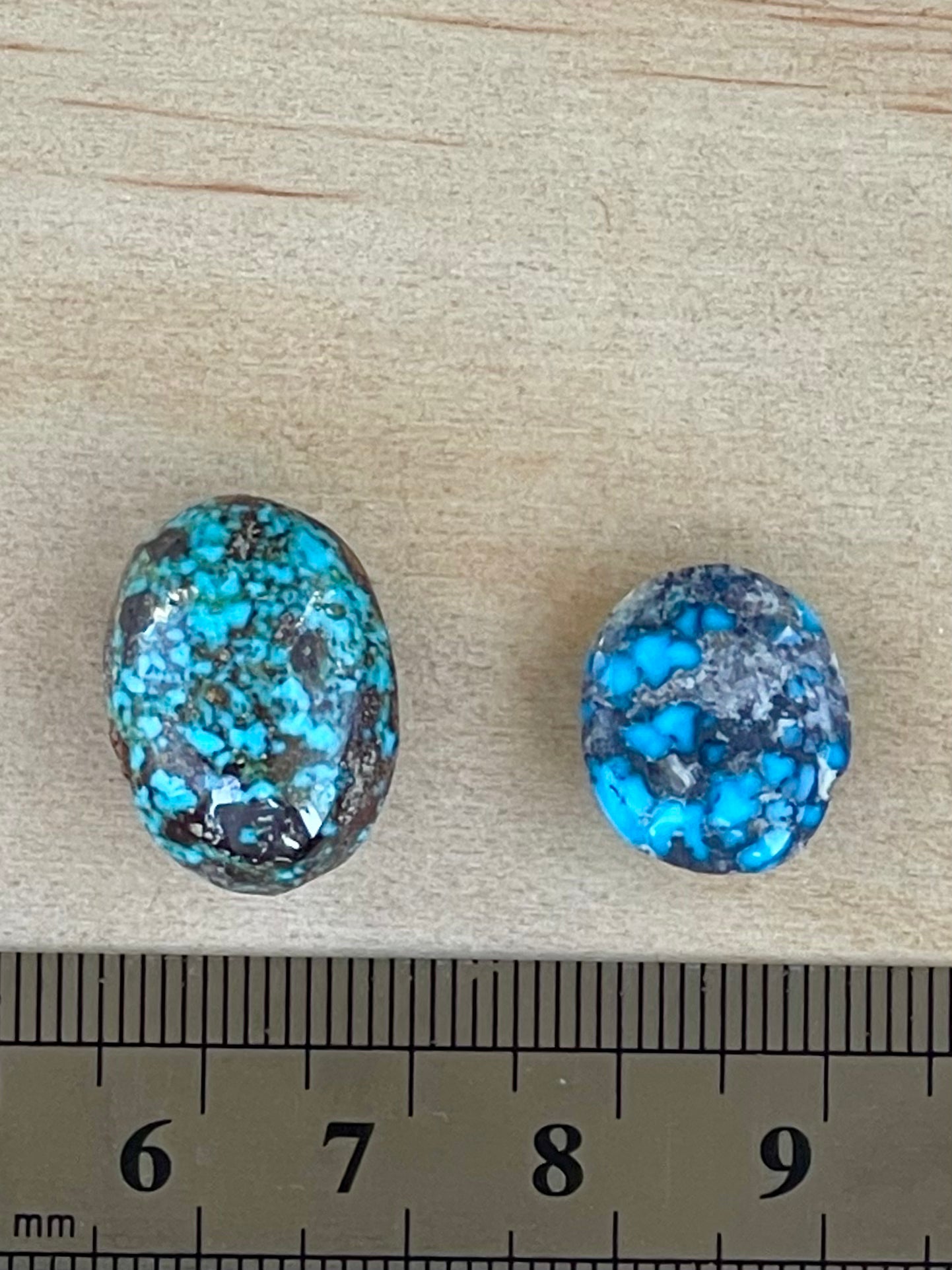 2 Absolutely Magnificent Persian Turquoise Loose Stones – Neishabour Mine, Natural, Not-stabilized (#N30)