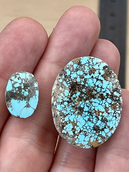 ✨ SPIDERWEB Natural Persian Turquoise✨ Loose Stones – Neishabour Mine, Not-stabilized (#N38)